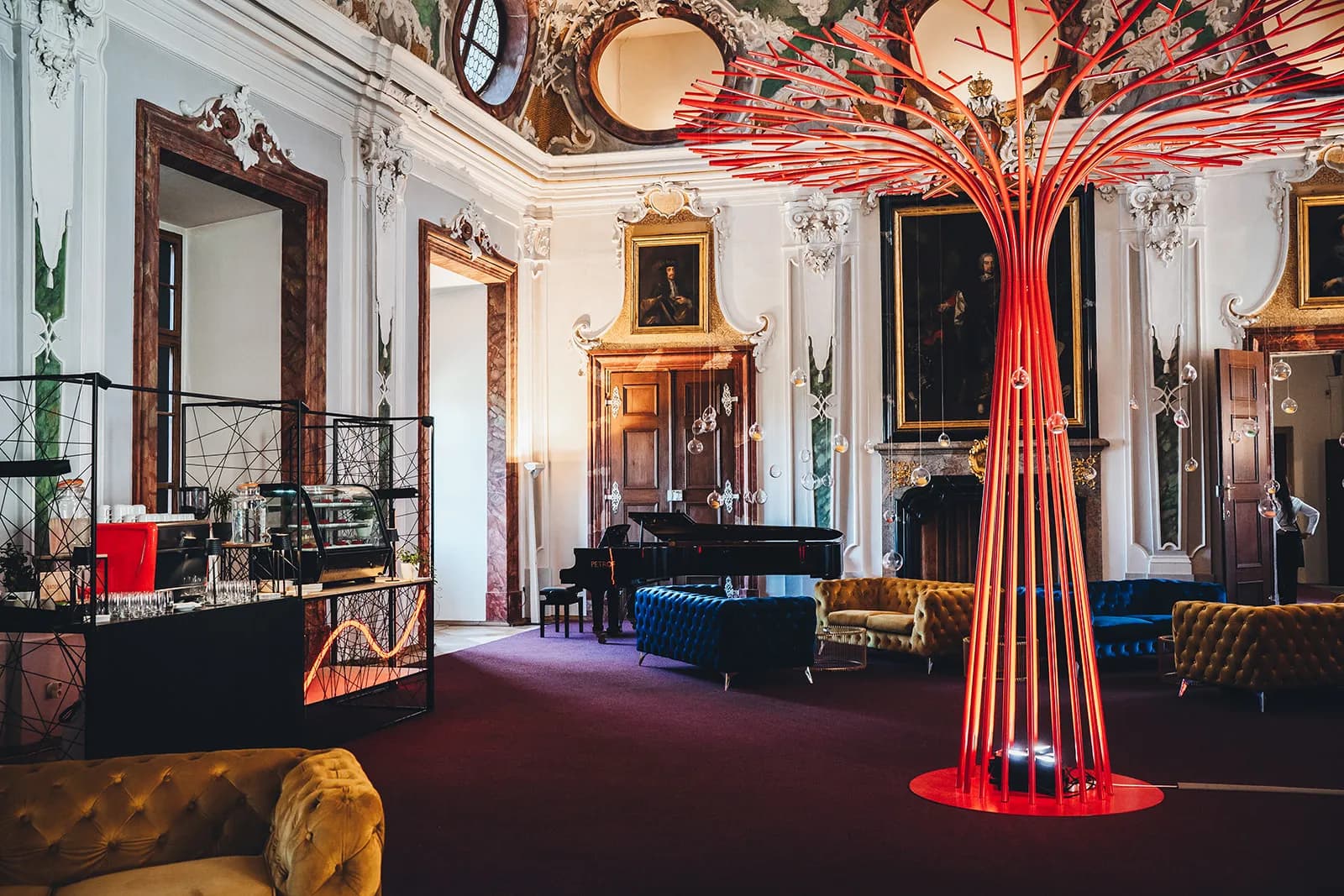 Firemní event v Tereziánském sále Břevnovského kláštera