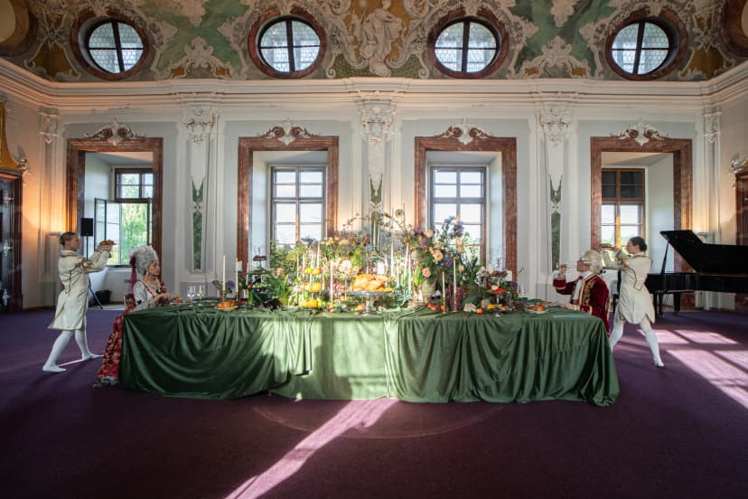 Slavnostní večeře Marie Terezie v Tereziánském sále