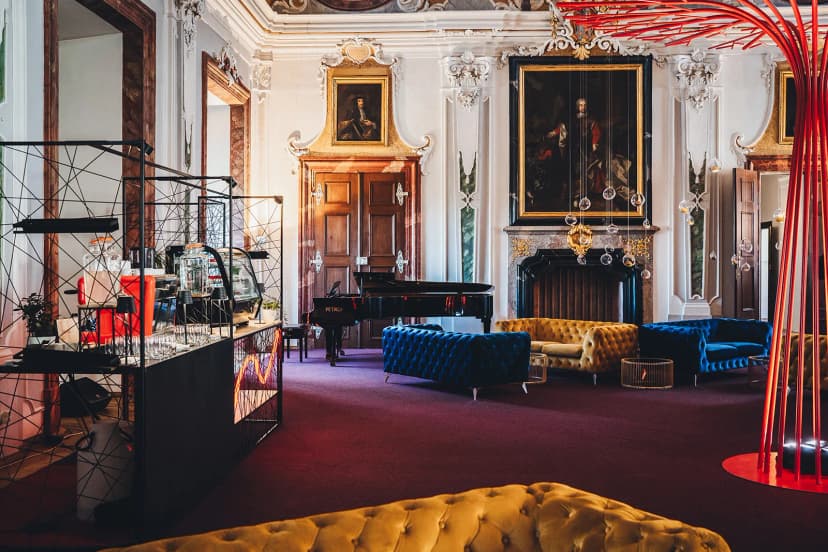 Tereziánský sál v konferenčním uspořádání